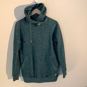 Ten tree hooded sweatshirt green